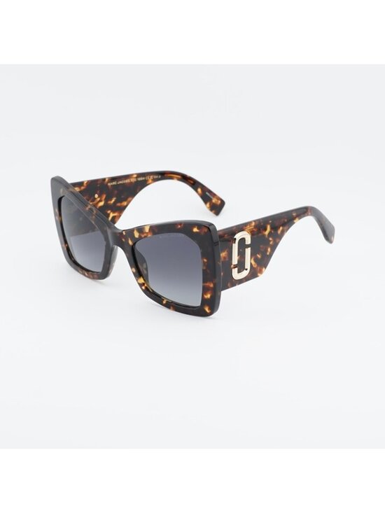 Marc Jacobs MARC 761/S 0086 9O Sunglasses Havana Butterfly Frame, Grey Lenses main image 4